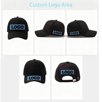 Gorra Trucker con Panel Frontal Azul Cielo, Logotipo Bordado en 3D, Gorra de Béisbol con Cierre a Presión para Deportes al Aire Libre, para Hombres y Mujeres