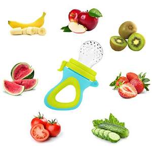 Sans Bpa Réutilisable Bébé Fruits Frais Nourrir Sucette Anneau De Dentition Portable Souple En Silicone Bébé Nourriture Fruits Sucette Ensemble - Product Image 4