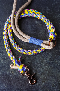 Accessoires pour animaux de compagnie marque privée <span class=keywords><strong>bravecto</strong></span> colliers de chien Paracord corde d'escalade laisse de chien mixte avec mousqueton - Product Image 3