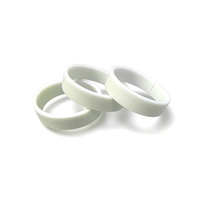 Piston à tige fendue de cylindre hydraulique avec anneau de guidage d'usure en nylon phénolique et rempli de PTFE pour anneaux-Produit en caoutchouc