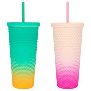 Large 710Ml Durian Straw Water <b>Cup</b> <b>With</b> Creative Hand Tied Design for Parties - Product Image 1
