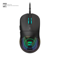 Grosir Mouse Gaming transparan 7200DPI dengan lampu RGB-desain ergonomis untuk gamer & profesional