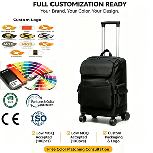 <span class=keywords><strong>Valise</strong></span> de <span class=keywords><strong>cabine</strong></span> souple 20 pouces en tissu Oxford imperméable avec roues pivotantes à 360°, personnalisable OEM/ODM pour usine, avec logo sur mesure - Product Image 3