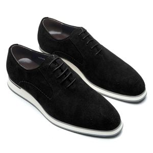 Fall 2025 Men's Wedding Dress Shoes-Fashionally Handcrafted Casual <b>Pointed</b>-<b>Toe</b> <b>Flat</b> Shoes-High Quality Height Increasing - Product Image 2