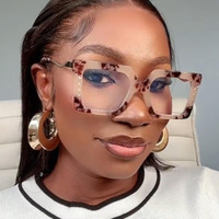 Gafas de Sol Cuadradas de Moda 2026 con Bloqueo de Luz Azul, Gafas Ópticas Extra Grandes para Mujer