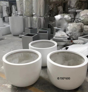 Maceta Moderna Minimalista de Fibra de Vidrio para Interiores y Exteriores, Elegante Maceta Alta y Cónica para Flores, Maceta Arquitectónica de FRP para Paisajismo, Venta al Por Mayor - Product Image 6