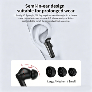 Écouteurs de traduction IA S81A : Interprétation simultanée et assistant de réunion, écouteurs sans fil à réduction de bruit ANC - Product Image 5