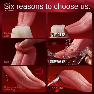 Dream Magic Tongue Massage Vibrateur USB Rechargeable Étanche 10 Fréquences Non Lubrifié Femme Adulte Langue <span class=keywords><strong>160</strong></span>/Boîte - Product Image 3