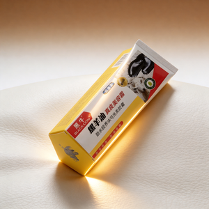 Flacon de <span class=keywords><strong>crème</strong></span> de beauté en cuir de mouton <span class=keywords><strong>noir</strong></span> 70G à surface mate givrée, anti-traces de doigts - Product Image 3
