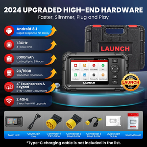 สำหรับ CRP129HD 24V รถบรรทุกหนัก โค้ด OBD2 พร้อมระบบปฏิบัติการ Android แบตเตอรี่ 3000mAh HD CRP129HD HD CRP129HD - Product Image 3