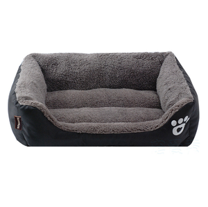 Tempat tidur hewan peliharaan tebal baru musim dingin 2025 Aksesori modis persegi klasik kamas untuk masker/Cuccia Per Cani tempat tidur anjing Travel Solid - Product Image 4