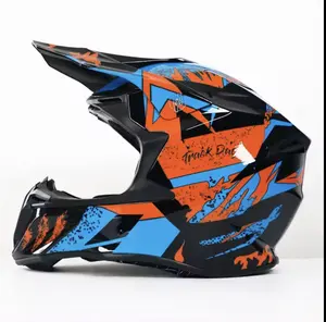 ECE DOT Design logotipo capacete de bicicleta feminino viseira dupla off road acessórios capacetes capacetes capacetes de motocicleta