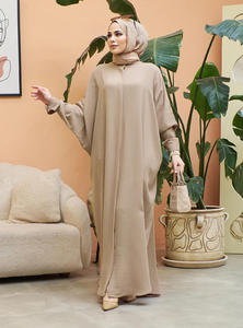Mode et élégant Abaya manches chauve-souris <span class=keywords><strong>Djellaba</strong></span> vêtements pour femmes (sans foulard) Msl37 - Product Image 6