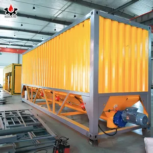 Ngang xi măng Silo loại Trung Quốc Nhà cung cấp 50t xi măng Storage Silo chi phí với giá vận chuyển thấp