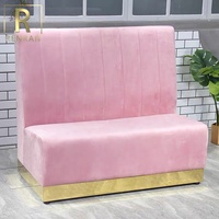 Ensemble de canapé et de chaises de luxe en velours populaire pour café et restaurant