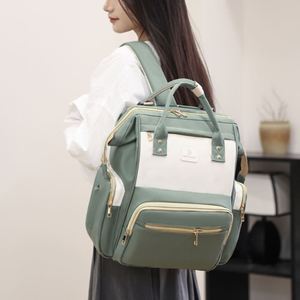 Hot Sale Baby Diaper <b>Backpack</b> Simple Large Capacity Mommy Bag for Outdoor Travel Hospital - Product Image 6