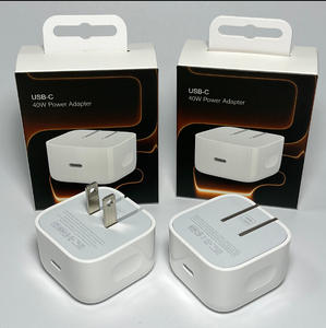 Chargeur de téléphone USB C PD 40W pour iPhone 17 16 15 14 Pro Adaptateur d'alimentation pliable Charge rapide USB C Chargeur iPhone - Product Image 5