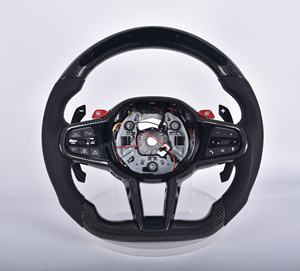 Volant de direction en fibre de carbone personnalisé pour Toyota GR Supra A90 A91 2020-2024, cuir perforé, volant de course - Product Image 4