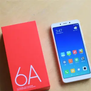 100% मूल रैम 3 + 32G सस्ते कीमत एंड्रॉयड दोहरी सिम दूसरे हाथ के लिए Xiaomi Redmi 6A इस्तेमाल किया मोबाइल फोन