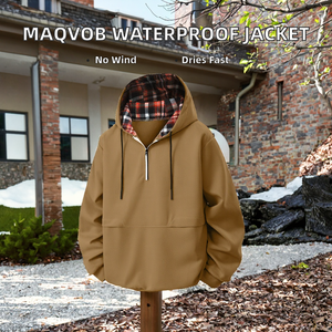 MAQVOB Formal Summer Stand Zipper Hooded <b>Jacket</b> Waterproof Breathable Windproof <b>Men</b> Running <b>Cycling</b> Outdoor OEM Service - Product Image 2