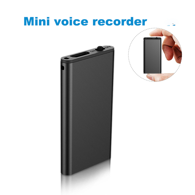 Triple Noise Reduction Digital Voice Activated Recorder 8GB 16GB Mini Spying Ultra-high Sound Quality Audio Recorder