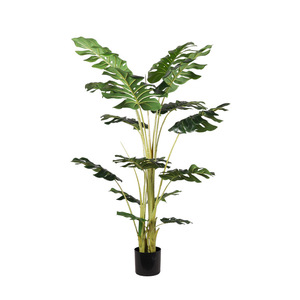 Árbol Artificial en Maceta, Hojas de Capibara, Árbol Falso, Decoración de Bonsái, Combinación de Plantas Verdes, Venta al por Mayor - Product Image 4