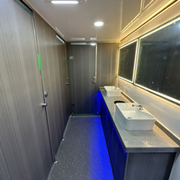 Remorque de toilettes mobiles d'usine chinoise, toilettes portables pour l'extérieur