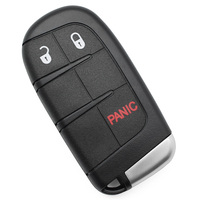 Coque de clé de voiture intelligente à 3 boutons avec lame de remplacement pour télécommande pliable