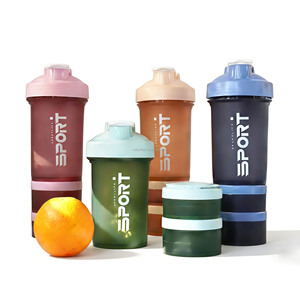 Botella Mezcladora de Proteínas 3 en 1 Personalizada con Logotipo para Gimnasio, Deportes y Aire Libre, con Caja de Almacenamiento para Pastillas y Polvo - Product Image 6
