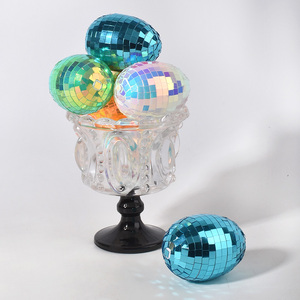 Customized Disco Ball PET Easter Egg Hanging Decorations Hot Selling Factory Price Fast Delivery Ornaments for Easter Decor - Product Image 6