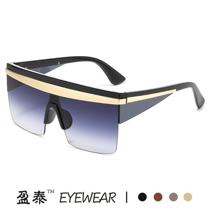 Lunettes de soleil de sport UV400 avec verres PC, design sans monture, protection pour le cyclisme en extérieur - Product Image 5