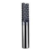 Fresa de carburo recubierta de diamante para desbaste de laminados fenólicos, PCB, placas de epoxi y fibra de carbono, fabricada en China