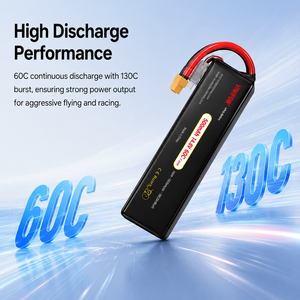 Batterie Li-Polymère Rechargeable 60C à Débit Élevé 500mAh 14.8V 4S pour Drone Micro FPV, Avion RC, Quadricoptère - Vente en Gros - Product Image 3