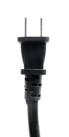 Cable de Alimentación con Certificación UL, Cable de Alimentación Plano de 2 Pines C7 AC, Polarizado, Enchufe Estadounidense, Cable de Extensión para Computadora y Electrodomésticos