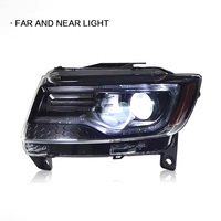 Kit de mise à niveau pour Jeep Grand Cherokee 2011-2015 : Phares avant LED de haute qualité avec lentille de projecteur et accessoires