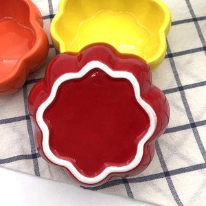 Cuenco de cerámica con forma de calabaza para cocina, recipiente con tapa, utensilio de cocina, tazón para sopa y guiso, recipiente para huevos al vapor - Product Image 6