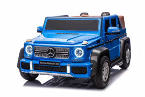 Voiture électrique pour enfants G650 homologuée, 2 places, à batterie, en plastique, 4 roues, pour enfants de 2 à 13 ans, avec MP3 et prise USB - Product Image 2