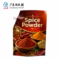 Sachet Doypack Personnalisé Imprimé en Héliogravure, Anti-humidité, avec Bec Verseur pour Aliments, Épices, Assaisonnements, Poudre de Piment Sec et Sucre