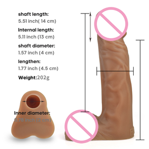 <span class=keywords><strong>Gode</strong></span> en silicone liquide pour femme, <span class=keywords><strong>ceinture</strong></span> de chasteté, petite peau artificielle de 6.65 pouces - Product Image 4