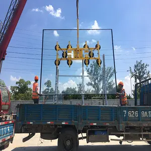 Glass Curtain Wall Installation Large Glass Vacuum Suction Cup Lifting Equipment Drywall Lift