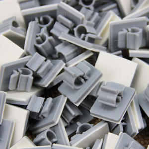 Abrazadera de tubo con adhesivo para manguera de purificador de agua, clip de fijación de 2 o 3 puntos con base de espuma - Product Image 5