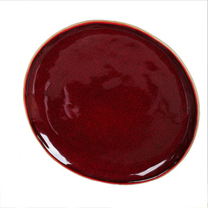 Plato de Servir Irregular Estilo Japonés Retro Occidental Yamano, Apto para Horno y Microondas, para Bodas, Cumpleaños, Inauguraciones de Casa, Premios - Product Image 5