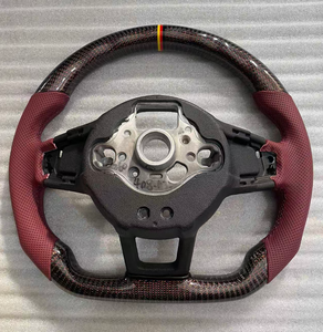 พวงมาลัยคาร์บอนไฟเบอร์ สำหรับรถยนต์ Volkswagen MK6 Mk7 Passat <span class=keywords><strong>Golf</strong></span> 4 5 6 6R 7 7.5 8 MK4 5 6 7 7.5 8 7 R GTI GTD GTE <span class=keywords><strong>Variant</strong></span> R-Line - Product Image 6