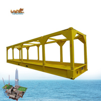 Châssis de levage de conteneurs offshore en acier haute résistance de 40 pieds, norme DNV 2.7-1, pour plateformes pétrolières et gazières