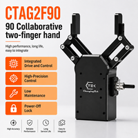 Pince robotique collaborative CTAG2F90, course de 90 mm, servo 24 V, main robotique à deux doigts, 0,7 kg, logistique d'entrepôt, palettisation, manutention