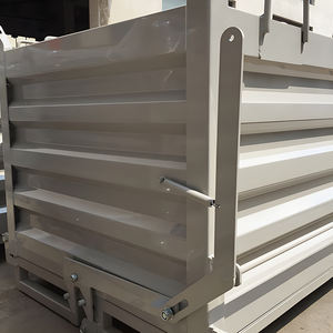 Cubo de basura de hierro para Taller, autodescarga, Fondo de descarga, camión de basura de escoria, caja de contenedores de chips, tolva de descarga de alta resistencia - Product Image 5