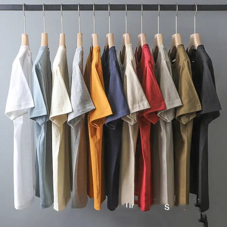 2024 High Quality Cotton Custom T Shirt For Men Blank Heavy Weight Oversized Tshirt Printing Men's T-shirts