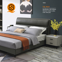 Meubles de chambre à coucher, lit d'hôtel de style moderne, doublure douce, lit king size, nouveau Design OEM ODM, design client, Offre Spéciale