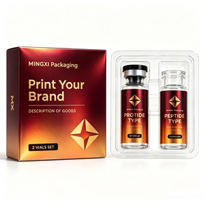 Etichette per Fiale di Peptidi su Ordinazione, 20ml 30ml, Stampa Offset con Scatola in Carta Perlata Stile Libro e Inserto Fustellato - Product Image 4