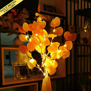 LED Leaves <strong>Lighted</strong> <strong>Branch</strong> Creative Leaf <strong>Light</strong> for Vases Night Lamp Living Room Home Hotel Holiday Christmas Wedding Decoration - Product Image 1